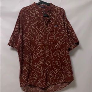 CHAPS RALPH LAUREN COTTON & LINEN SHIRT SI…